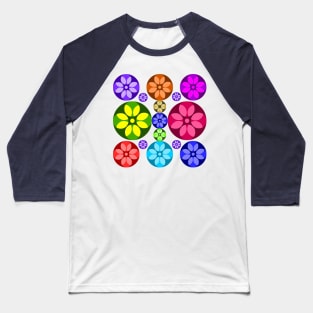 Colorful petals Baseball T-Shirt